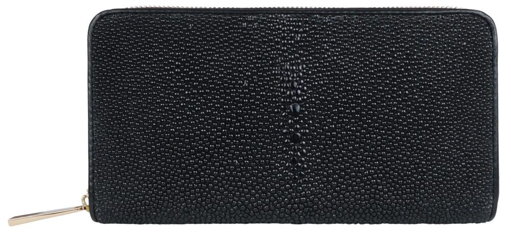 バハリ BAHARI 財布 ガルーシャ エイ革 ポリッシュ ラウンドファスナー 