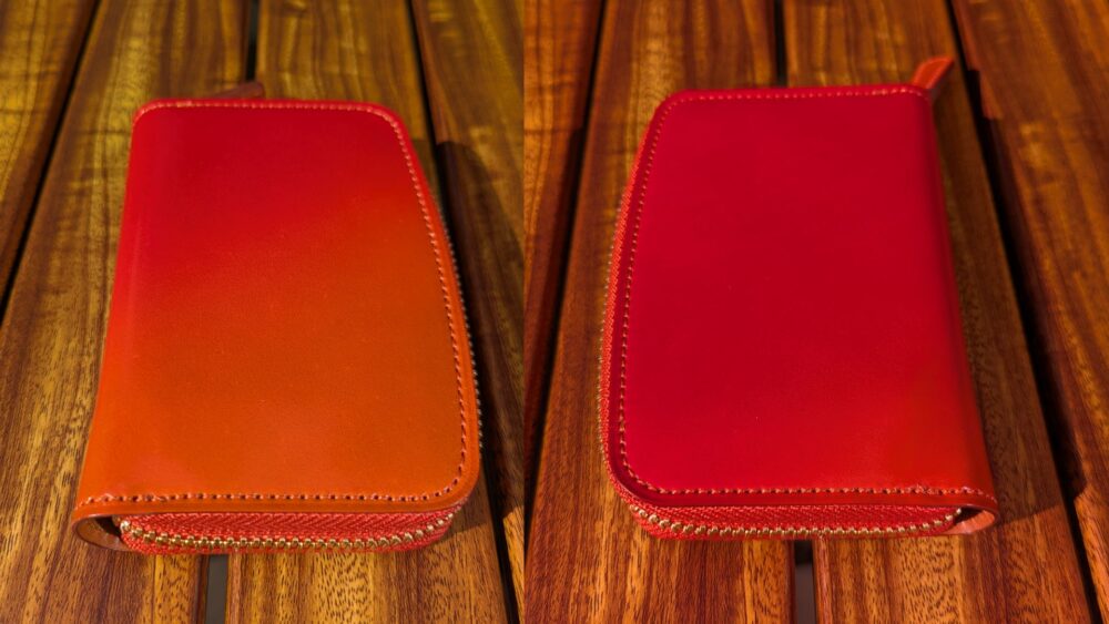 コードバンミドルウォレットマンゴーラッシュレビュー3